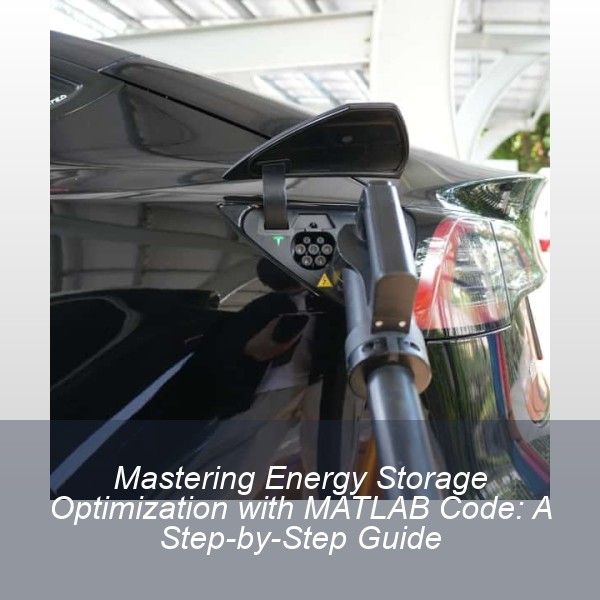 Mastering Energy Storage Optimization with MATLAB Code: A Step-by-Step Guide